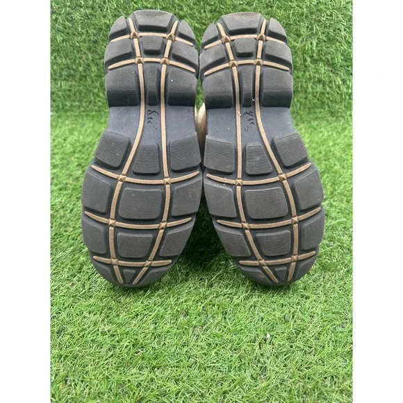 Sorel Snow Angel Womens Size 8 Faux Fur Brown Leather Zip Winter Boots - Picture 7 of 8